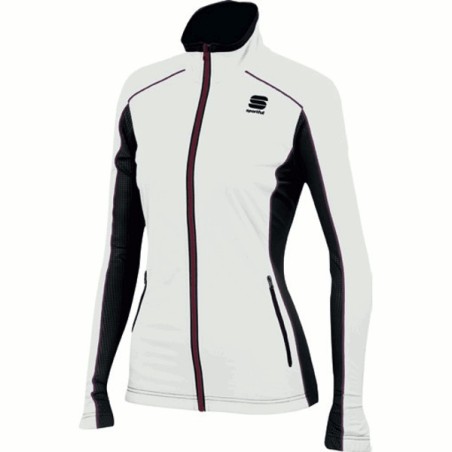 Kvinnors jacka Sportful Engadin W Wind vit-svart